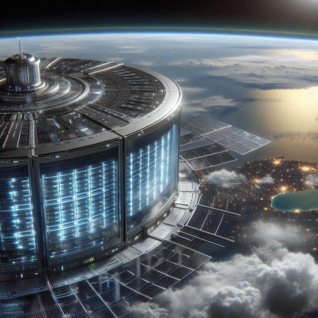 Rechenzentrum im Orbit um die Erde