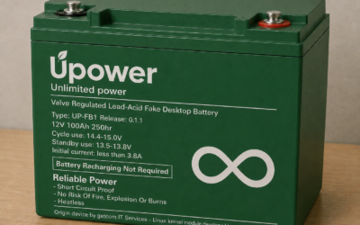 Akkuwarnung auf Linux-Desktop-Rechnern: Lösung mit einer virtuellen Fake-Batterie